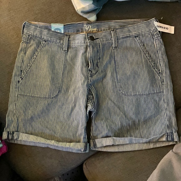 Old Navy Pants - Striped Bermuda shorts!